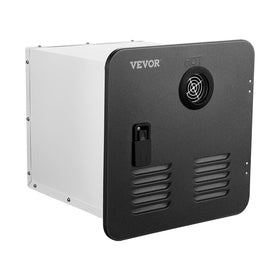 VEVOR unit beside common object for clear size comparison