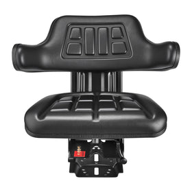 VEVOR seat next to ruler showing dimensions and scale for mounting check