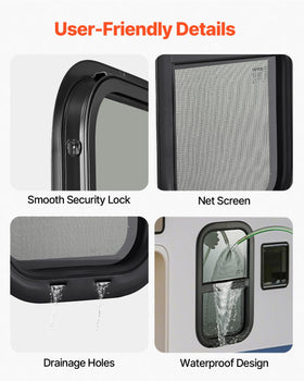 VEVOR security lock close-up highlighting added protection for peace of mind