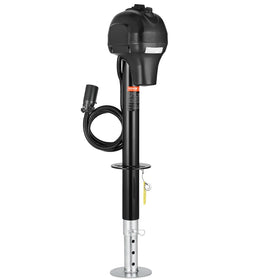 VEVOR size comparison with ruler showing compact footprint and lift range