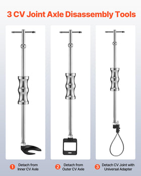 VEVOR slide hammer weight and handle detail providing controlled impact
