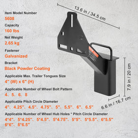 VEVOR weld and double-sided stiffener detail illustrating structural strength