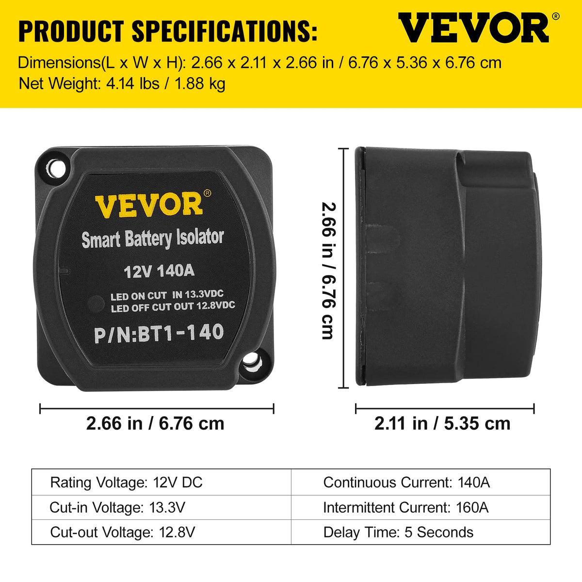 VEVOR stainless steel power studs closeup showing corrosion-resistant connections