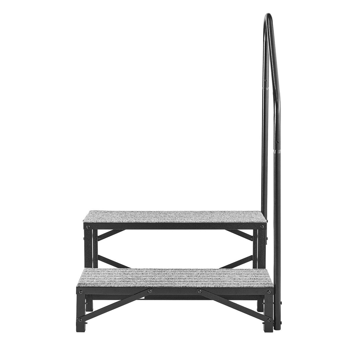 VEVOR steps folded or stored compactly for easy relocation and space-saving storage