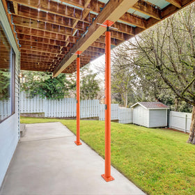 VEVOR steel tube surface texture highlighting durable Q235 construction