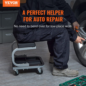 VEVOR close-up of PU seat texture highlighting waterproof, easy-clean surface