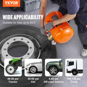VEVOR pressure gauge closeup displaying clear dial, ensures accurate pressure monitoring