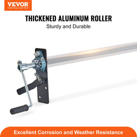 VEVOR close-up of 7-inch sponge-wrapped handle for comfortable crank operation