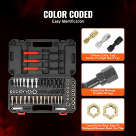 VEVOR carry case open with organized slots keeping tools secure and portable