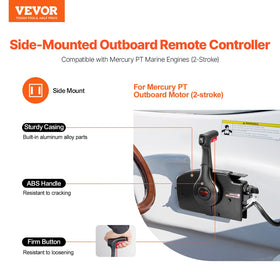 VEVOR handle close-up highlighting ABS grip and buttons for comfortable, long-term use