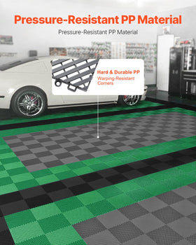 VEVOR close-up of tile top surface texture offering improved grip and slip resistance