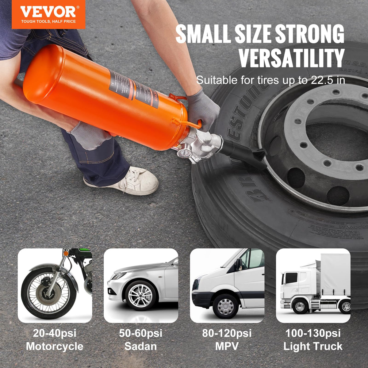 VEVOR pressure gauge close-up for accurate readings and reliable monitoring