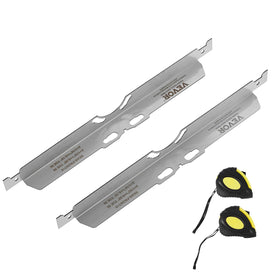 VEVOR toe plates front view showing durable stainless-steel construction and bolt holes