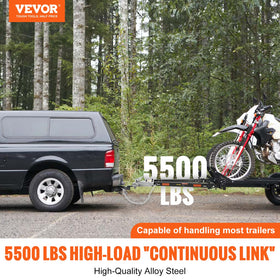 VEVOR tow bar close-up welds highlighting strength and long-lasting durability