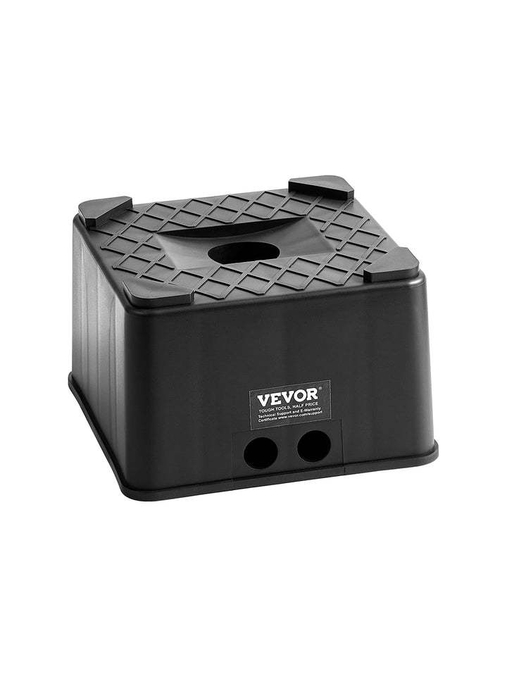 VEVOR trailer jack block front view showing stable base support