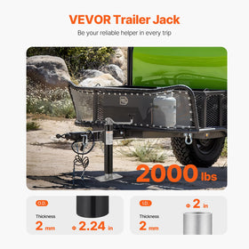 VEVOR close-up of crank handle showing easy manual operation