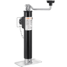 VEVOR front view of trailer jack showing compact profile and strong support