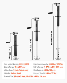 VEVOR galvanized and powder-coated tubes resisting rust and wear