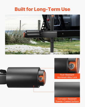 VEVOR dust cap detail protecting keyway from water and debris