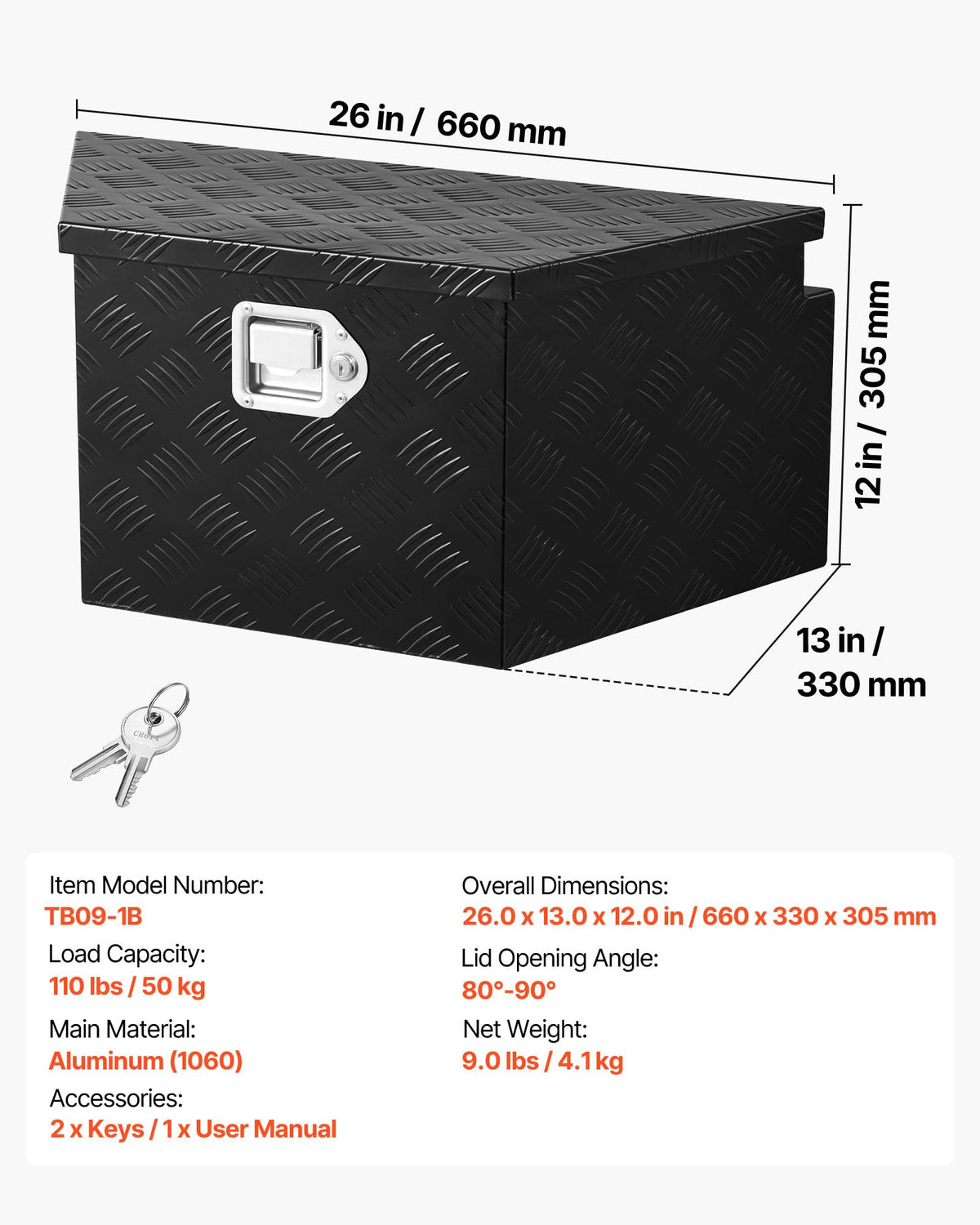 VEVOR interior with batteries and tools neatly organized for quick retrieval and protection