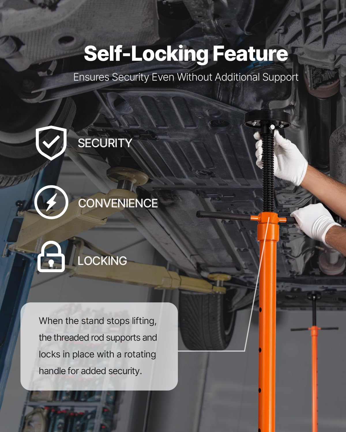VEVOR side profile with wheels for easy repositioning benefit