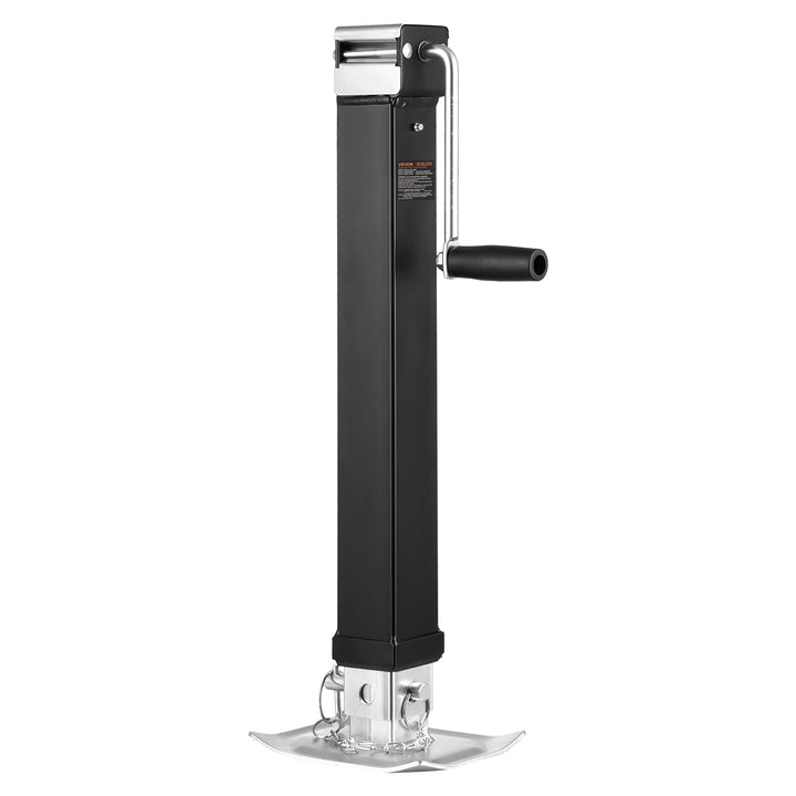 VEVOR front profile of weld-on jack showing compact durable stance