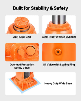 VEVOR welded body and sealed oil port for leak-free reliability