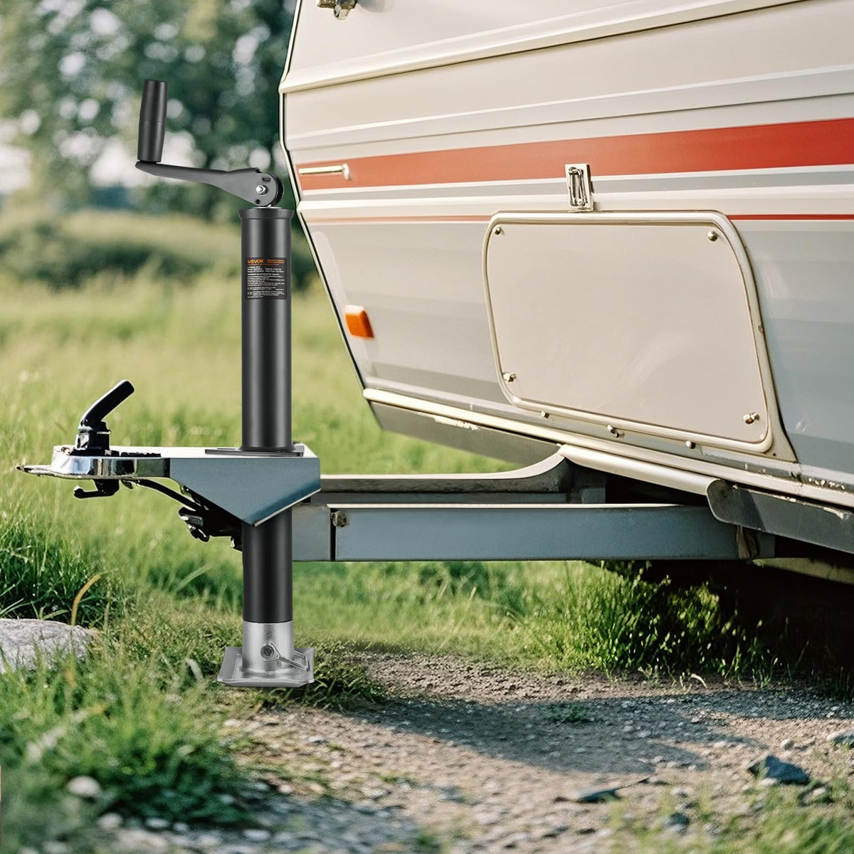 VEVOR bolt and weld mounting hardware image illustrating simple installation options