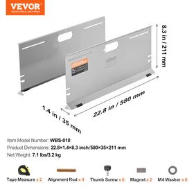 VEVOR toe plates installed on a car hub illustrating real-world alignment setup benefit