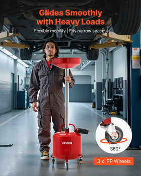 VEVOR multi-wheel 3-inch swivel caster for smooth shop mobility
