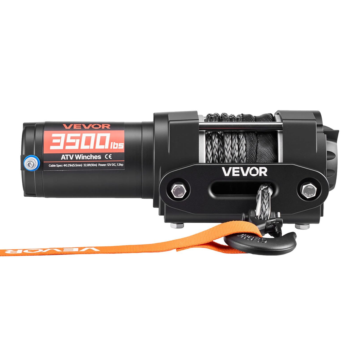 VEVOR winch used in trail recovery scene emphasizing dependable outdoor utility