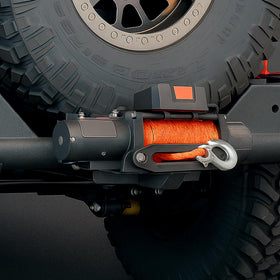 VEVOR winch mount powder-coat texture highlighting corrosion resistance