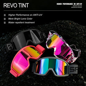 VEWOE goggles in use on ATV demonstrating debris protection benefit