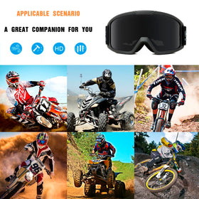 VEWOE goggles folded in soft pouch for safe storage and portability