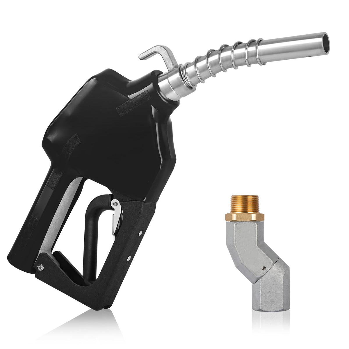 Vexalify front view nozzle showing durable construction and fast fueling benefit