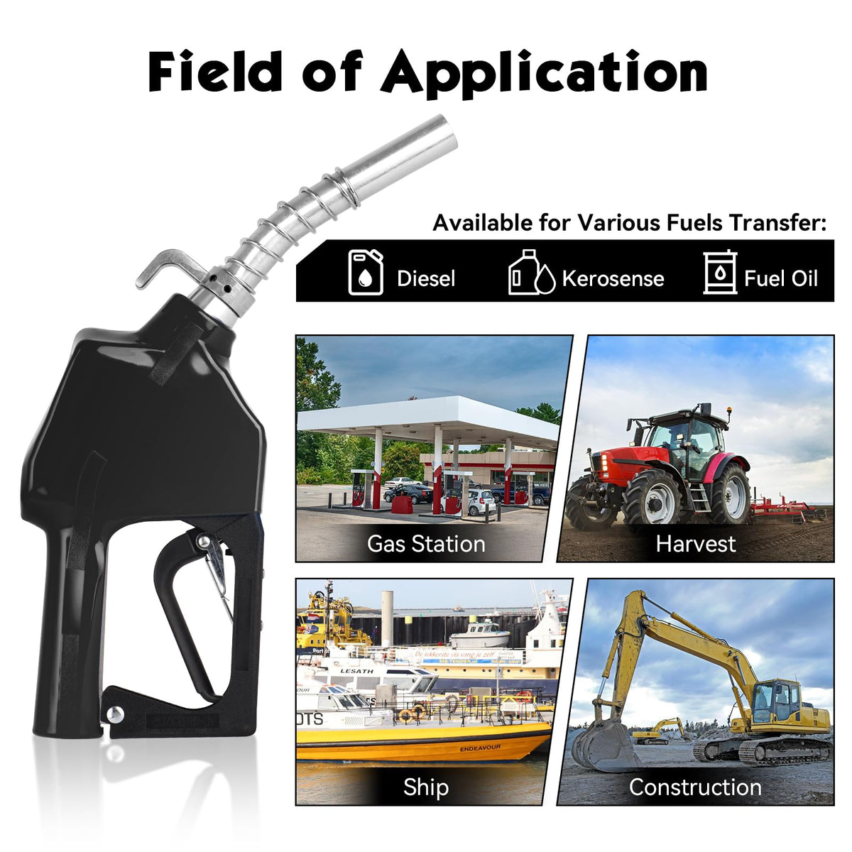 Vexalify padlock and hook detail securing nozzle and preventing unauthorized use
