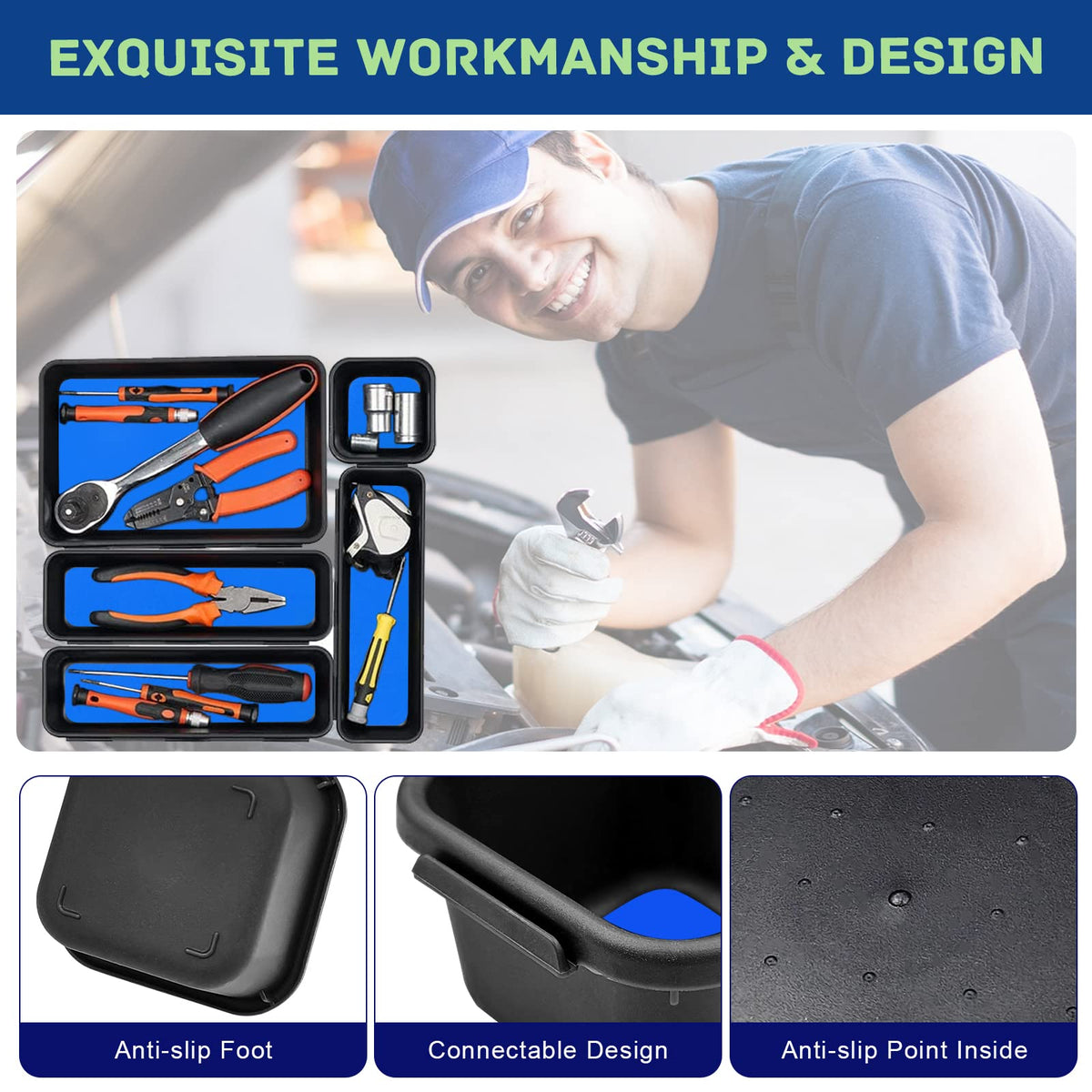 Vexercisehoop lifestyle garage setting demonstrating organized workspace efficiency