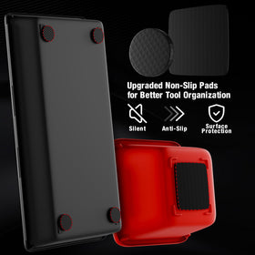 Vexercisehoop trays interlocking side-by-side demonstrating customizable layout