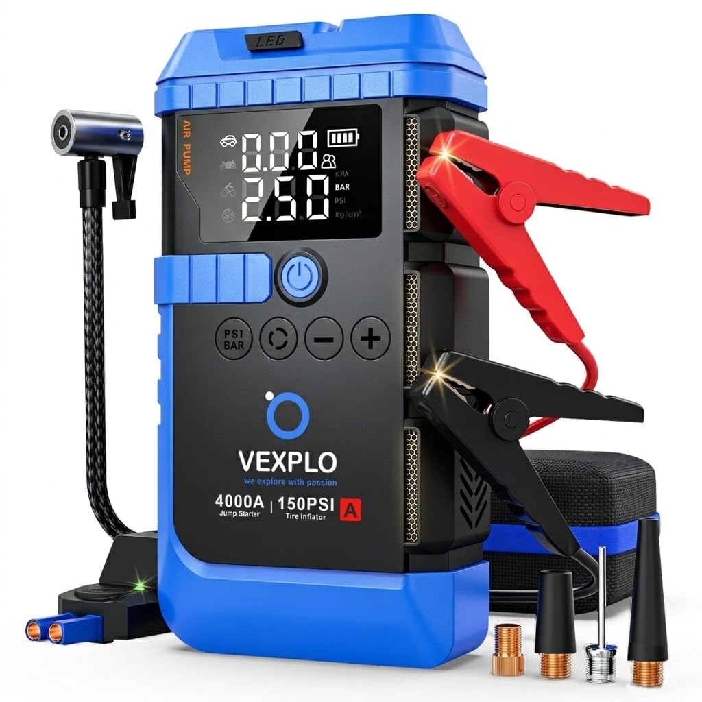 VEXPLO front view showing controls and compact design benefits