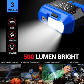 VEXPLO LED safety light active at night for improved visibility