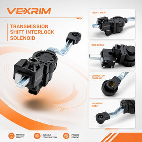 VEXRIM solenoid installed under dash demonstrating restored brake-to-shift safety
