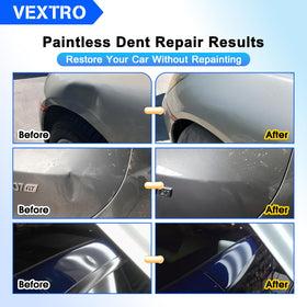 VEXTRO dent lifter close-up demonstrating precise grip and controlled pulling