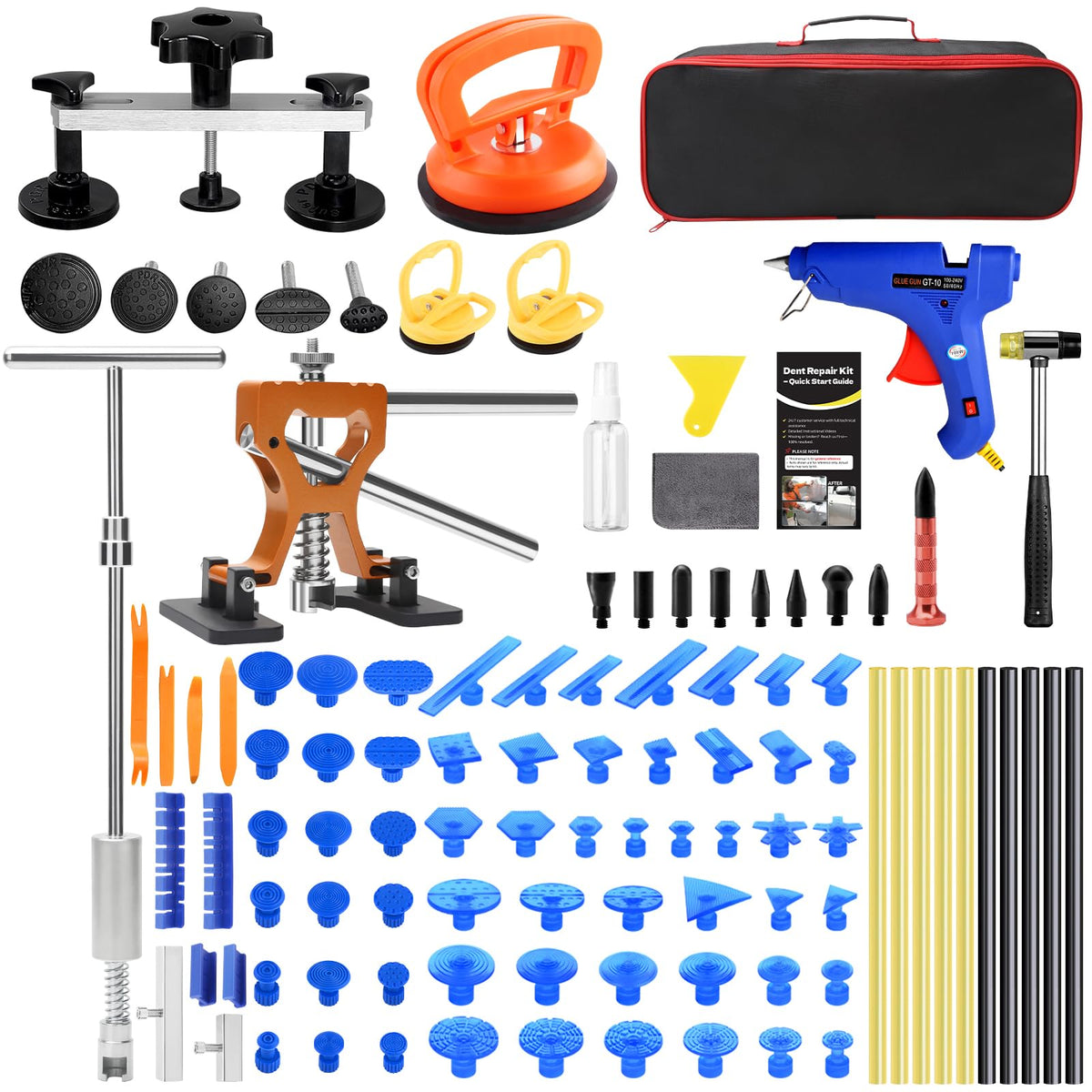 VEXTRO front packaging showing full PDR kit and organized case for easy storage