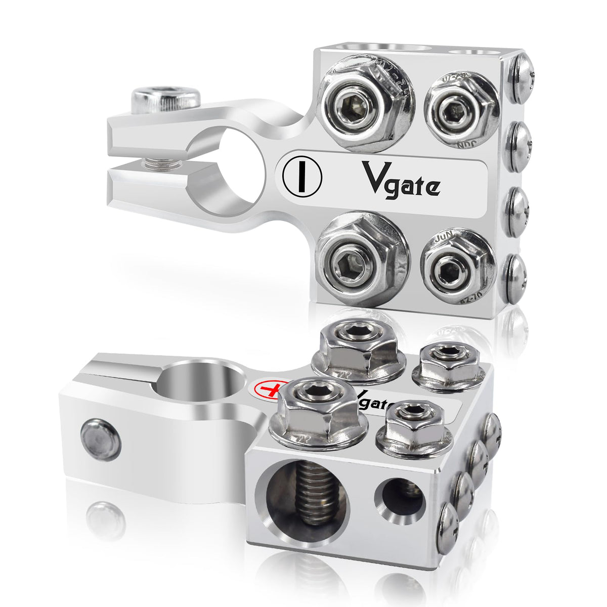 Vgate front view terminal assembled shows neat multi-connection organization