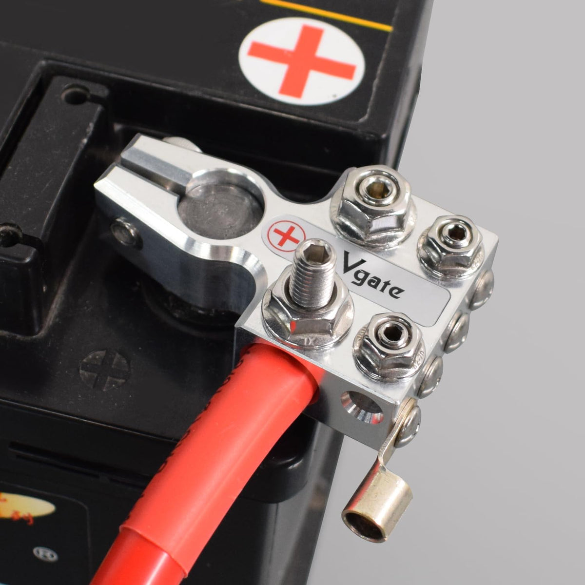 Vgate label and screws image shows included stud and screw size options