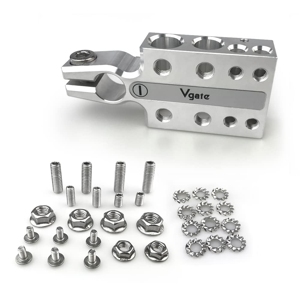 Vgate side profile showing multiple input holes for varied wire gauges