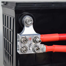 Vgate threaded stud detail highlighting corrosion-resistant finish for long life
