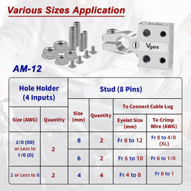 Vgate demonstration with wires attached shows simplified multiple circuit connections