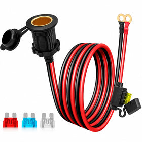 vgoviwin front socket with waterproof cap showing durable protection and easy access