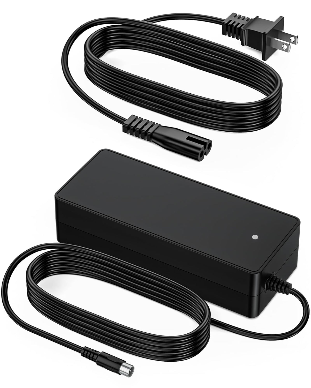 vhbw charger front view showing compact design and secure build benefit